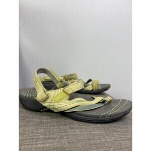 Merrell Shoes Womens 10 Sandals Freesia Citrus Strappy Toe Strap Walking Comfy